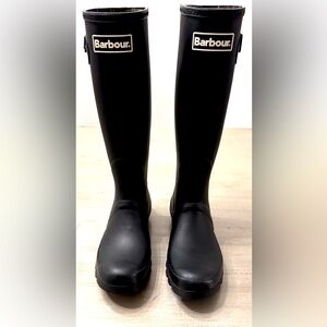Barbour Bede Black Tall Wellington Boots